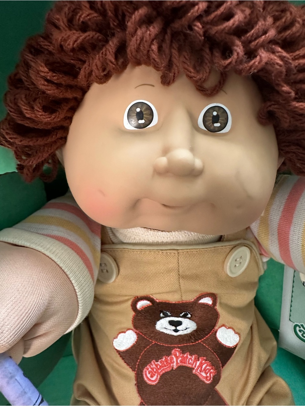 Vintage 1983 Cabbage Patch Kids Artist Boy Doll in Box Brown Eyes